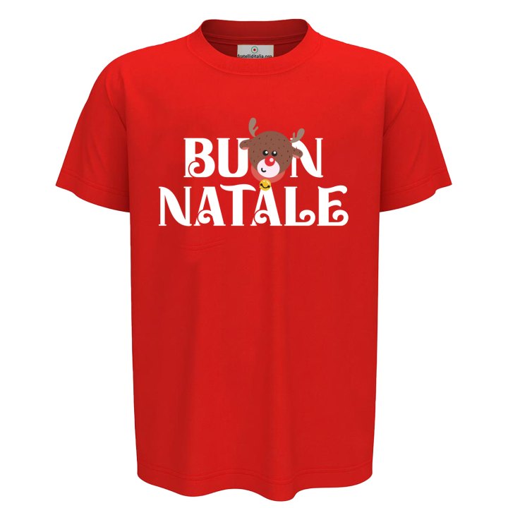 Kids' Short Sleeve T-Shirt with CHRISTMAS Print - Perfect for Christmas Gift Idea.