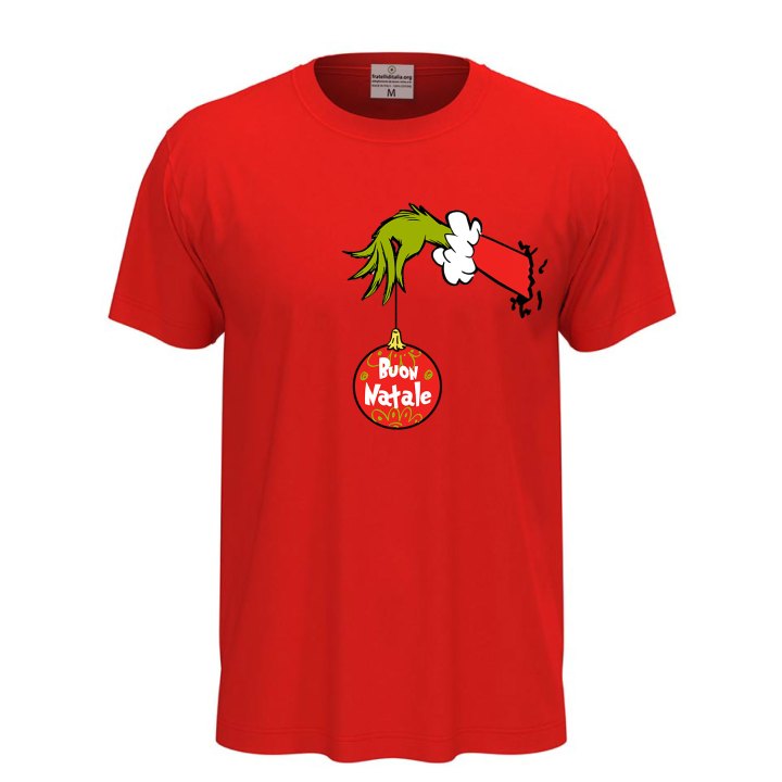 Unisex Christmas T-Shirt with Festive Theme Print, Half Sleeves, Merry Christmas, Cotton