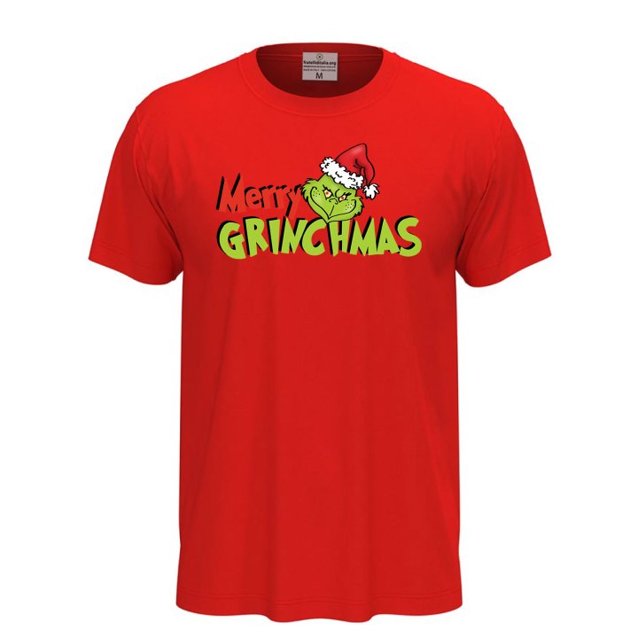 T-Shirt maglia Natalizia Unisex con stampa cinema elfo divertente tema Natale casual sportiva