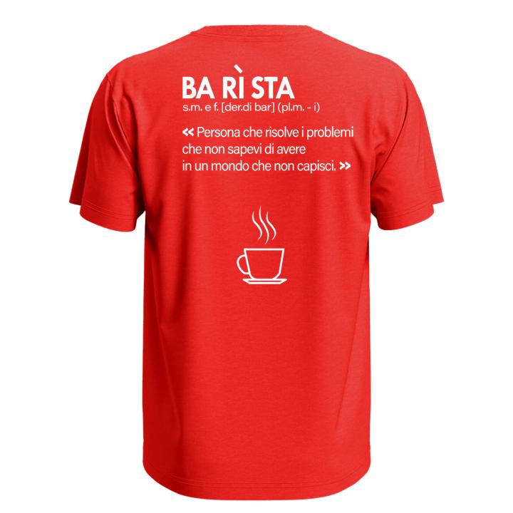 Camiseta clásica de manga corta con estampado "DTF Barista Definition", idea de regalo para hombres y mujeres.