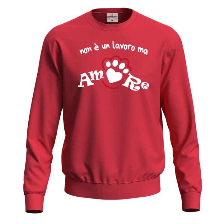 Unisex-Sweatshirt mit DTF-Druck "ES IST KEINE ARBEIT, SONDERN LIEBE" – Für Tierfriseure und Tierärzte
