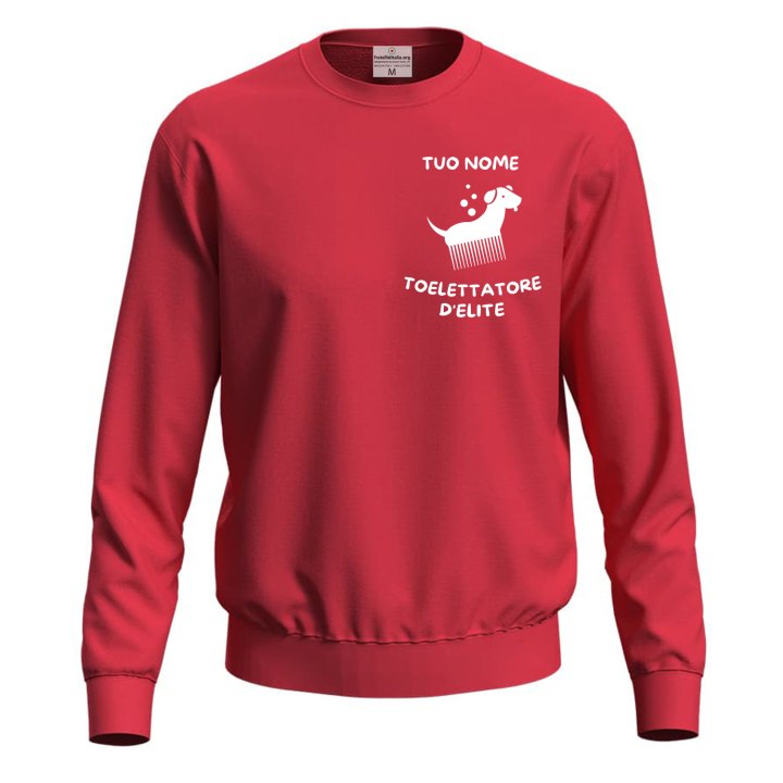 Sweatshirt mit DTF-Aufdruck „Elite Groomer“, ein originelles und schönes Geschenk – für Hundefrisöre oder Tierärzte