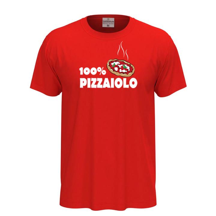 T-shirt abbigliamento pizzaiolo stampa pizzaiolo regalo  per pizzaioli cuochi e amanti della pizza