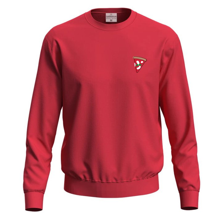 Sweatshirt mit DTF-Digitaldruck „PIZZA SLICE“, lustige Idee für Pizzaliebhaber