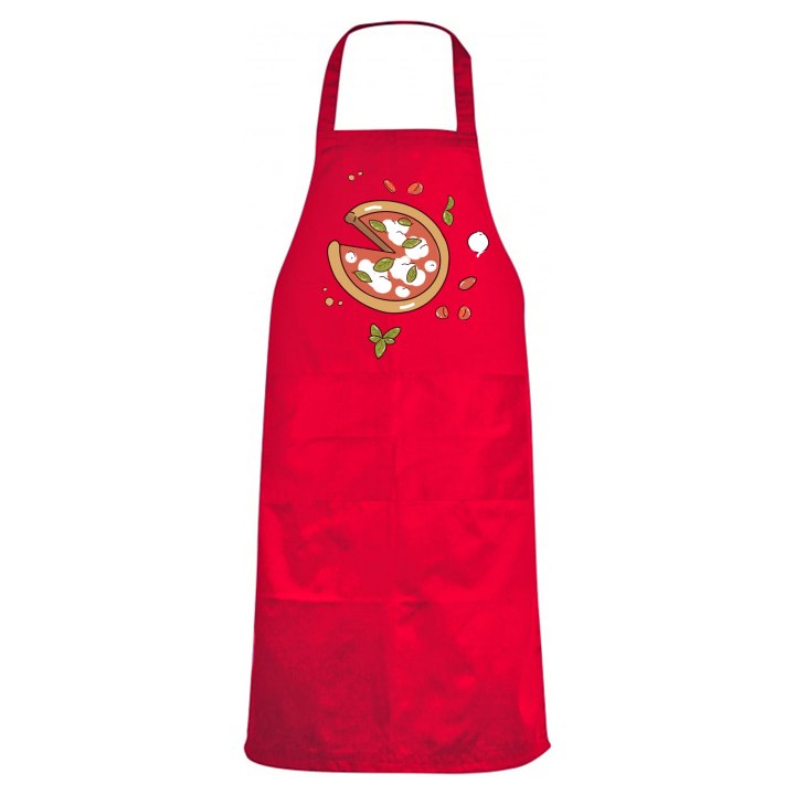 Grembiule da cucina con stampa DTF DTF "PIZZA",pizzeria pizzetteria ristorante cibo chef