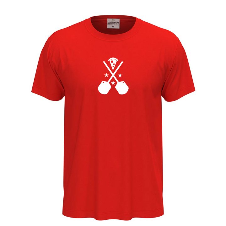 Camiseta clásica unisex de manga corta con estampado DTF "PIZZA LOGO", idea de regalo para los amantes de la pizza